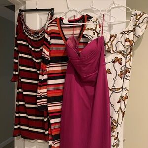 4 dresses all size 2X